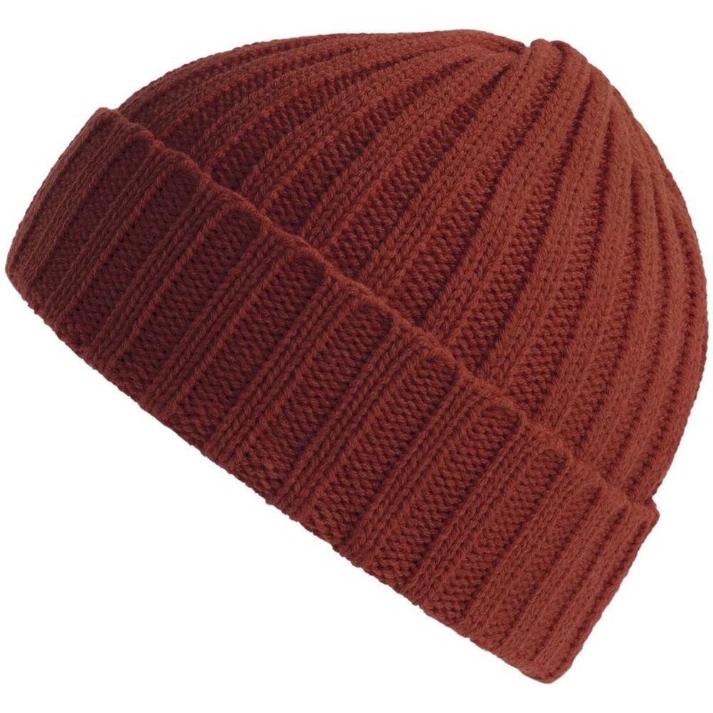 Atlantis Unisex Adult Shore Chunky Recycled Beanie / Rust